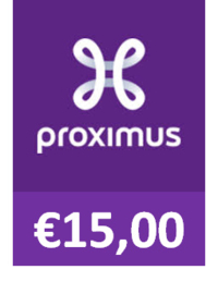 PROXIMUS PAY&GO - €15.00