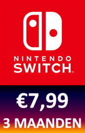 NINTENDO SWITCH - 3 MAANDEN - €7.99