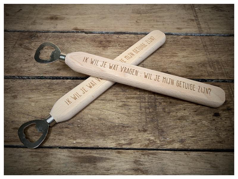 DOTTI REUZE FLESSENOPENER WIL JE MIJN GETUIGE ZIJN?