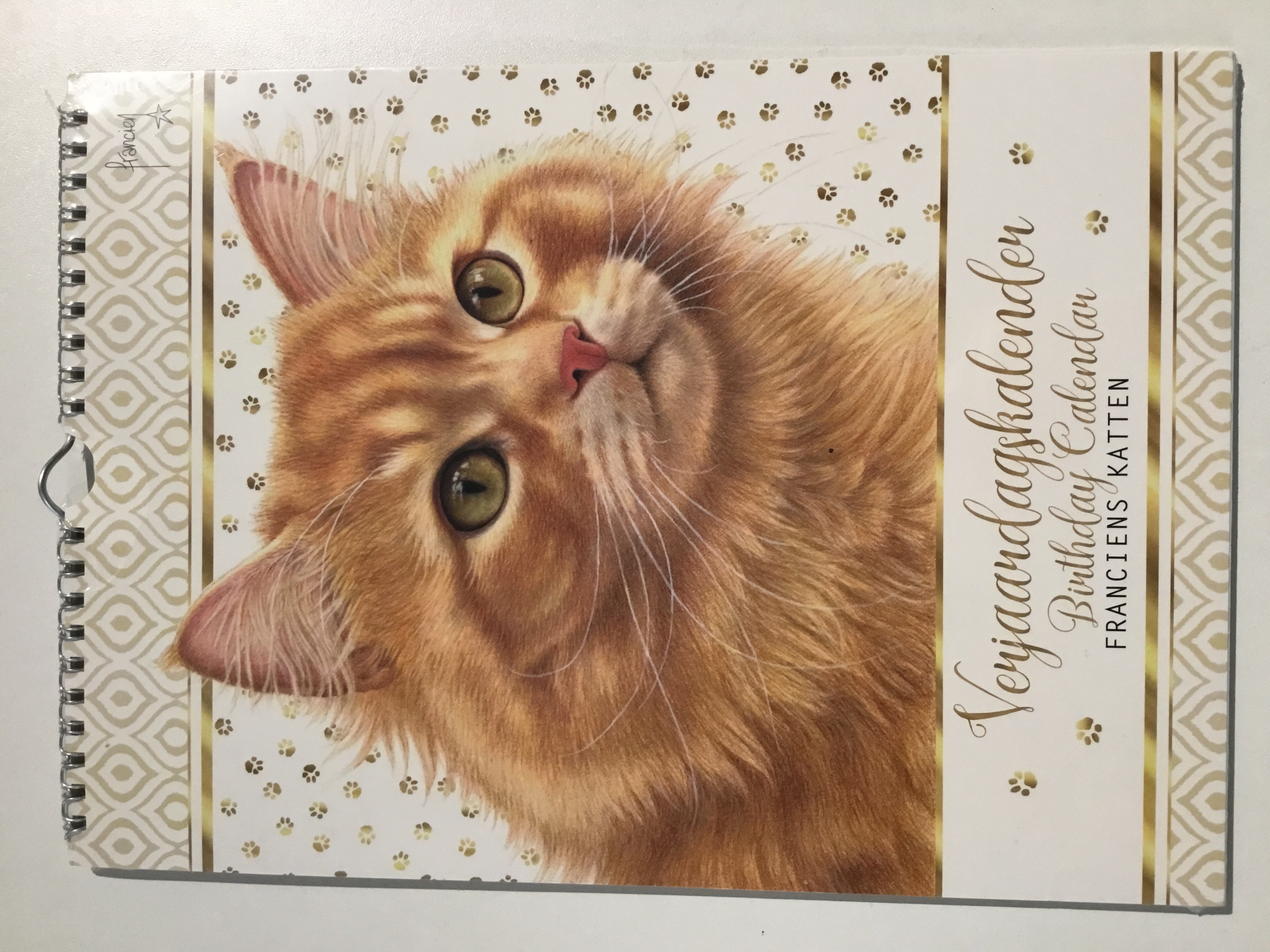 FRANCINE KATTEN VERJAARDAGSKALENDER
