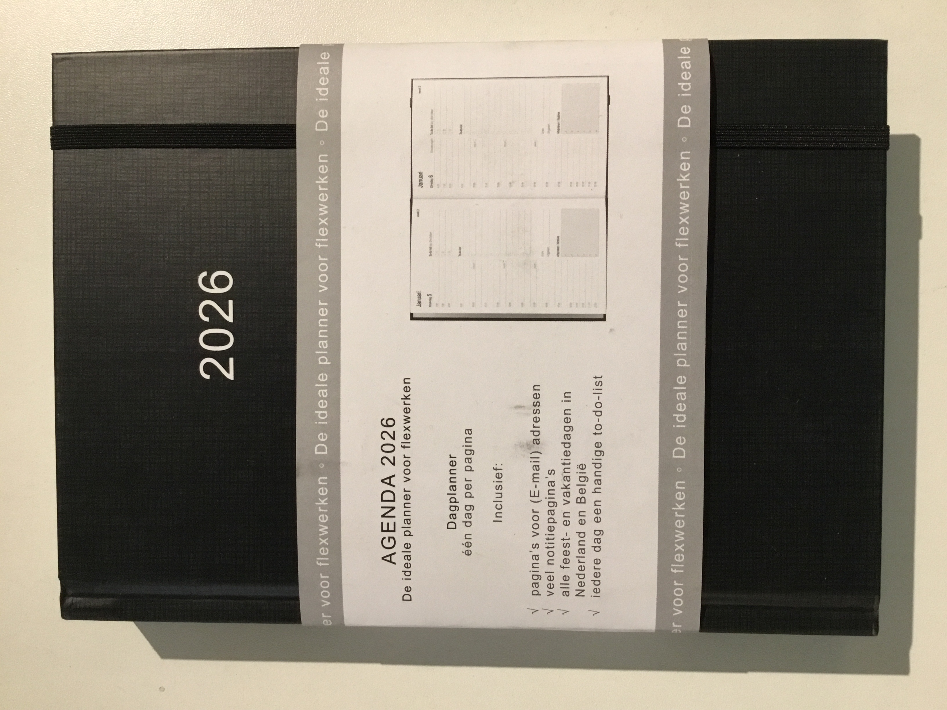 FLEXWERKAGENDA A5 ZWART
