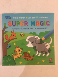 LIEVE DIEREN TOVERKRASBLOK