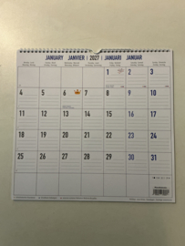 MAANDKALENDER 2027
