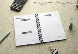 Budgetplanner Kasboek A5 // Zwart Wit