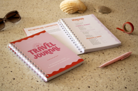 Travel Journal Reisdagboek // Vakantiedagboek Pocket Roze