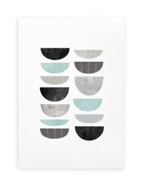 Poster Grafisch A4 // Minimalistisch Abstract