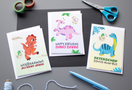 Beterschapskaart Dinosauriërs // Humor Dinos-auw-rus