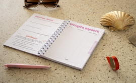 Travel Journal Reisdagboek // Vakantiedagboek Pocket Roze