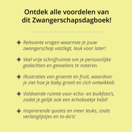 Zwangerschapsdagboek 9 Maanden Dagboek Zwanger // Zwart Wit