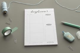 Dagplanner Papier A5 Zwart Wit // Notitieblok To Do Planner