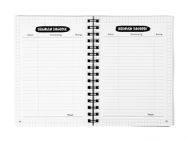 Budgetplanner Kasboek A5 // Zwart Wit