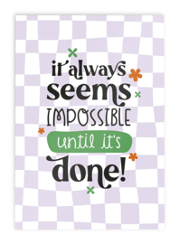 Wenskaarten Nieuwe Baan // Set 3 Stuks