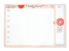 Weekplanner Papier A4 Kawaii // Familieplanner Gezinsplanner