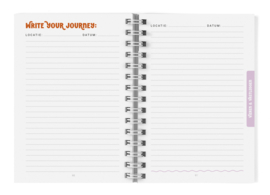 Travel Journal Reisdagboek // Vakantiedagboek Pocket Roze