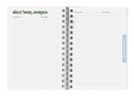 Travel Journal Reisdagboek // Reisplanner Pocket Blauw