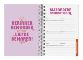 Travel Journal Reisdagboek // Vakantiedagboek Pocket Roze