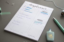 Dagplanner Papier A5 Zwart Wit // Notitieblok To Do Planner