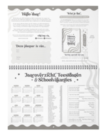 Droom, Plan & Doe // LUNA Familieplanner 2025 // XL Maandkalender Gezinsplanner Zes Personen