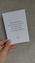 Kaart GELUKSMOMENTEN