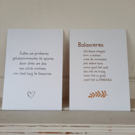 Poster met versje