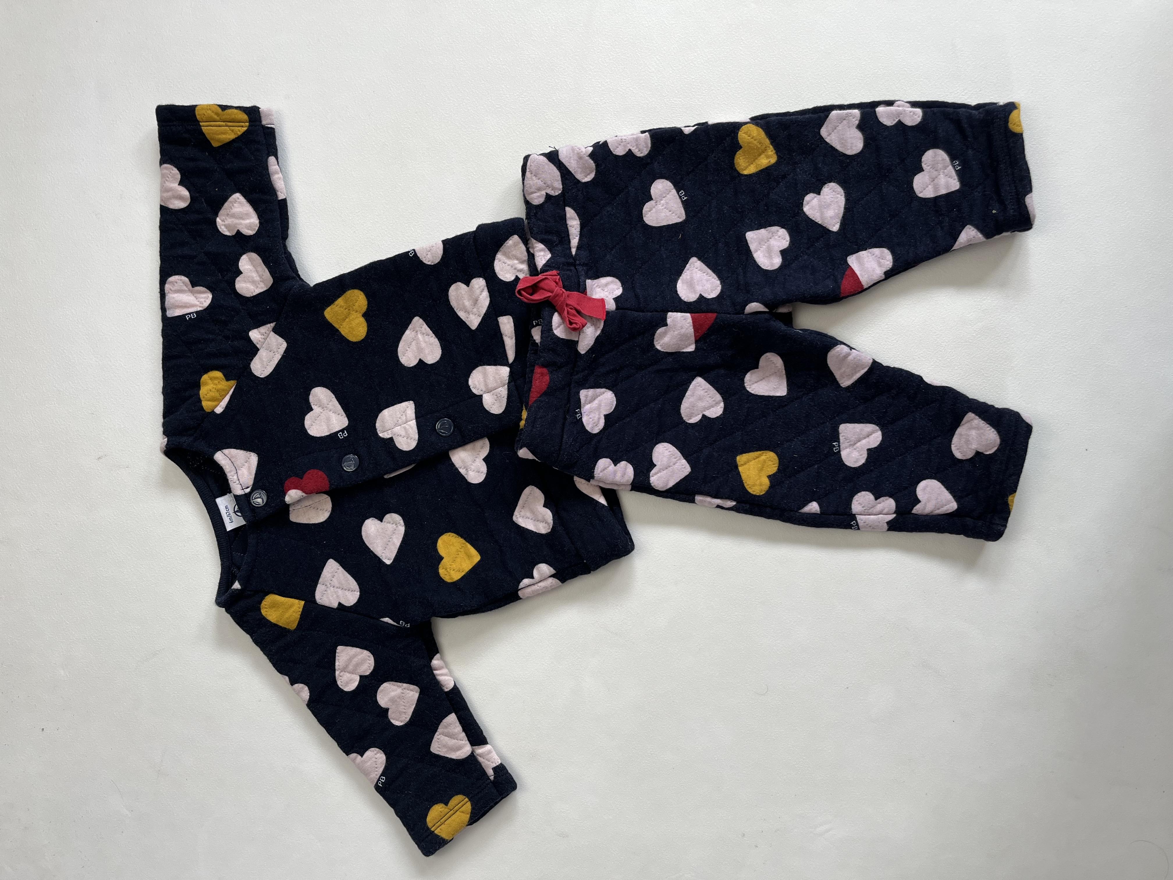 Petit Bateau setje maat 62/68