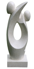CROSSING STATUE wit 61cm
