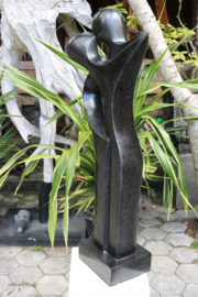 ABSTRAK TERRAZZO DANCE zwart 62cm