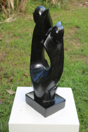 CROSSING STATUE zwart 61cm
