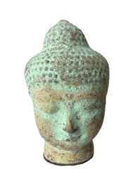 Buddha koper/oxi 12cm