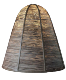 Hanglamp Ismoy naturel ca. 30cm (incl. elektra)