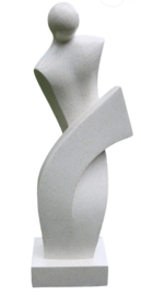 ABSTRAK TERRAZZO wit 100cm
