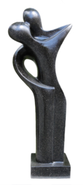 ABSTRAK TERRAZZO DANCE zwart 62cm