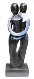 LOVELY COUPLE  zwart 100cm