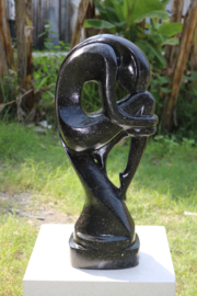 LADY THINKER zwart 61cm