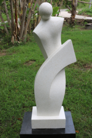 ABSTRAK TERRAZZO wit 100cm
