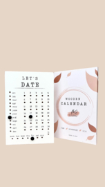Kalender "Let's Date" wit