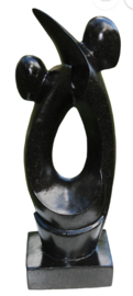 CROSSING STATUE zwart 61cm