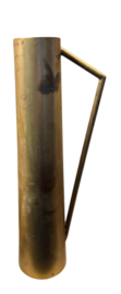 Jug / vaas metaal blue gold 22x52cm