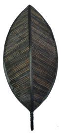 Wandlamp Leaf Ismoy zwart ca. 40cm (incl. elektra)