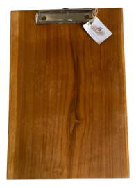 Teak memohouder A4 ca. 23x32cm