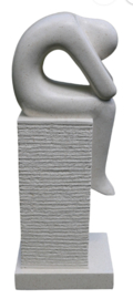 BOW STATUE wit 100cm