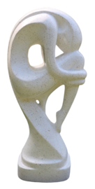 LADY THINKER wit 100cm