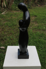 ABSTRAK TERRAZZO MOTHER/CHILD zwart 61cm
