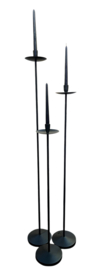 Kandelaar zwart 133cm hoog! VE4