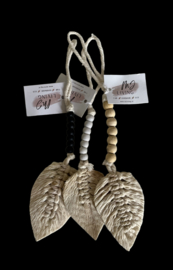 Hanger veer-wit wit ca. 8x20cm