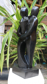 LOVELY COUPLE  zwart 100cm