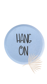 Knop/hanger "Hang on" wit ca. 12cm
