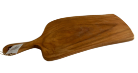 Teak serveerplank ca. 18x43cm