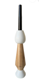 Kandelaar Runne naturel/wit ca. 30cm
