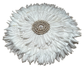Wandornament veren/schelpen ca. 50cm